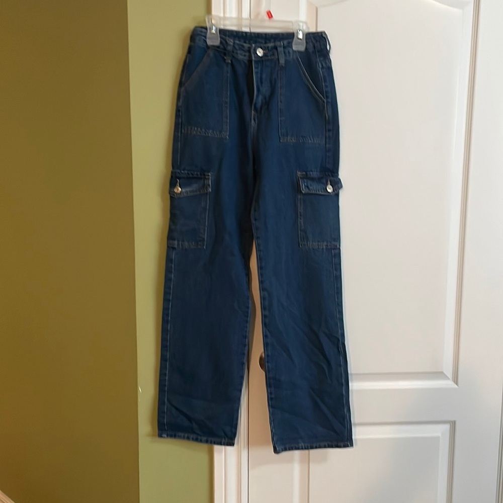 SHEIN cargo style jeans 👖